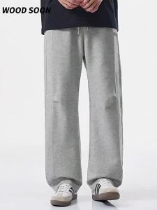 Wood soon | Retro Deconstructive Design Casual Sweatpants Men