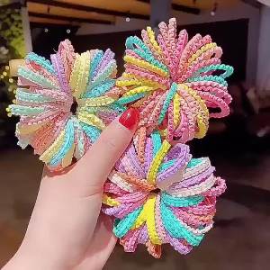 100pcs Colorful Elastic Hair Band / Small Rubber Bands for Children  / Kids Ponytail Holder Hair Tie