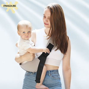 PANGDUBE ERGONOMIC Baby Carrier SLING Breathable ตาข่ายพกพาเอวสนับสนุนสตูลแฮนด์ฟรีการออกแบบเสือดาวสําหรับทารกแรกเกิด