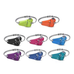Running Waist Bag Waterproof With Earpiece Hole Jogging Cycling Hiking Beg Sports Belt Pouch 运动腰包 with water bottle 1016