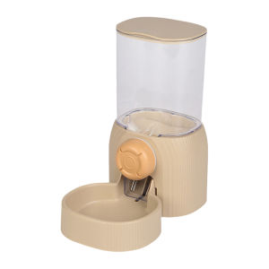 Wall Mounted Pet Feeder Ramp Design Threaded Buckle Large Capacity Flip Top Lid Multi Scene Use