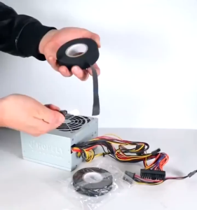 Adhesive Cloth Tape Harness Wire Tape Fabric Width 9mm 19mm 25mm Black Fireproof Wiring Electrical