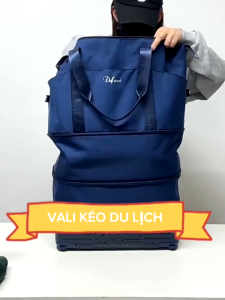 Vali Kéo Du Lịch Dung Tích 55L Gập Gọn Chống Nước Tốt