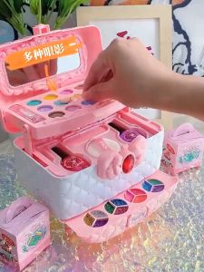 Kids Mini Make up set for your little girls Washable kids safe Makeup Set Role Play Toy Gift