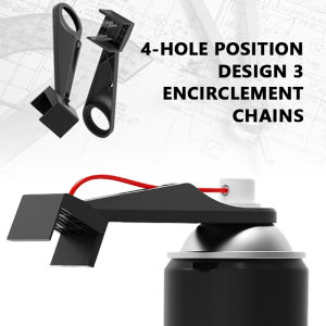 Seametal xích xe máy Dầu Phun Bánh xích xe máy Dầu Applicator Cho Động Cơ Chuỗi Sáp Chuỗi Cleaner Tập Tin Đính Kèm