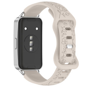 Sunflower Carved Pattern Strap for Huawei Band 11/ 11Pro Replaceable Adjustable Band for Huawei Watch 10 8 9 Soft Wristband