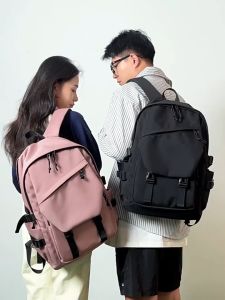 Sporty Style Backpack For Student Traveling Bag Couple Backpack School Bag Youthful Vitality Shoulders Bag