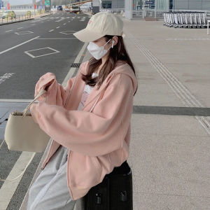 SUHUIQIAN | Celebrity Style Hooded Sweatshirt Outerwear Grey