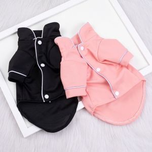 Pet Pajamas Fashion Pet Clothes Dog Shirt Luxury Coat Leisure Wear for Dog Cat Breathable Soft Autumn Winter Pet Clothes