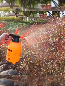 0.8L 2L 3L Hand Pressure Sprayer Bottle Brass Nozzle Pump Spray for Plants Gardening Cleaning