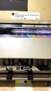 Stiker KLX BF 150 Decal & Stiker Motor Motif Biru Kuning Hologram Chrome