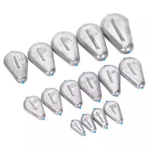 Fishing Sinkers Heart Shaped Plastic Core Lead Weights for Far Casting Sea Rod Anti Hang Bottom Hook Hollow Lead Weights