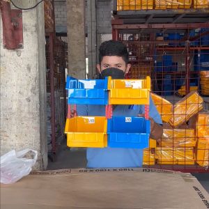 กล่องอะไหล่ B2 ขนาด 18.5x28x12.5 cm 1ชุด 20 ใบ มีขาตั้ง ชั้นวางอะไหล่ ชั้นวางของ ชั้นวางสต็อคสินค้า สีเหลือง น้ำเงิน พลาสติก กล่องใส่อะไหล่ กล่องใส่อะไหล่พลาสติก - Lazada