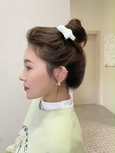 MD-C1385 Jepit Bintang Cute Klip Bulu Lembut Aksesoris Rambut Anak Fashion Wanita / Jepitan Rambut