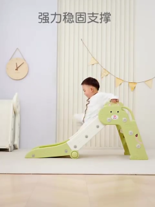 Toddler Slide Baby Slide Freestanding Folding & Bouncy Lion Slide Compact Stylish Design Indoor Playground for Toddlers