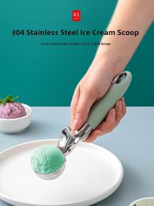 Ice Cream Spoon Ball Digging Tool Fruit Eating Watermelon Ice Cream Ball Digging Spoon Kitchen Cooking Utensil Fruit Divider