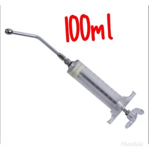 ALAT CEKOK PEMBERI OBAT VITAMIN SUPLEMEN KAMBING SAPI KUDA KERBAU DRENHGUN TABUNG SPUIT TURBO 100ML