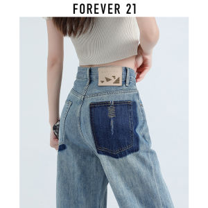 Forever21 | Stylish High Waist Slim Fit Color Block Women Jeans
