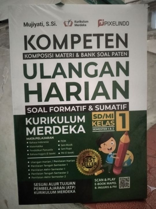 buku Kompeten ulangan harian kelas 1 SD & MI kurikulum merdeka | Lazada ...
