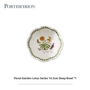 Portmeirion | Imported Ceramic Plates Lotus Edge Set