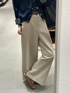 Khaki Wide Leg Slimming Work Pants Womens 2025 Super Cute Autumn plus Size Lazy Loose Feelings Pants Casual High Waist Zipper Cotton