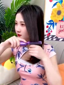 Recharge Catokan Sisir Pelurus Rambut Portable Catok 3in1 Anti Kusut Murah