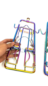 [HCM] Baga giữa inox xịn xi titan 7 màu dành cho Exciter 150 độ dày 10 li Sản phẩm chất lượng Ex 150.