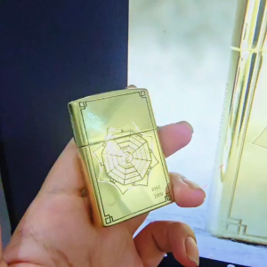 Bật Lửa Xăng Đá Zorro Bát Quái Hộ Mệnh Chạm Khắc Ăn Mòn 3 Mặt Limited/1000 ( Xài Xăng- Có Hộp)