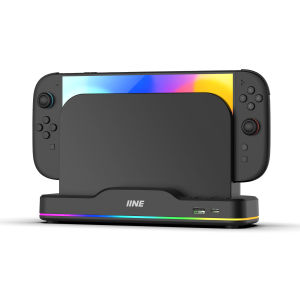 IINE RGB พัดลมระบายความร้อนสําหรับ Switch 2 Dock/ns2/Switch2 RGB LightingQuick Cooling Perfect Fit พัดลมคู่