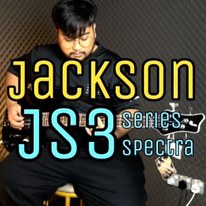 Jackson JS Series Spectra JS3 Bass Guitar Laurel FB Snow White Gold (JS-3 / JS 3 WH )