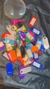 (PROMO 2 PCS) Gantungan kunci label nama / Keychains / Key ring kantor / Gantungan kunci serbaguna / Random / Keep blessing