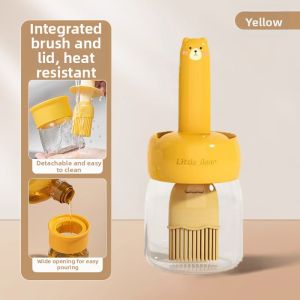 High-temperature Resistant Kitchen Oil Brush With Bottle