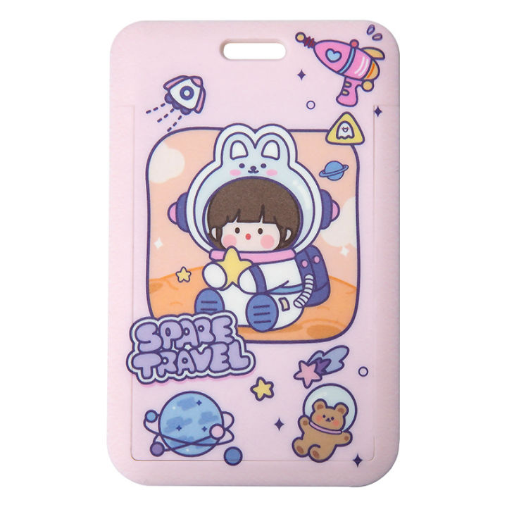 Card Holder Elementary School Student Kids Bus Meal Card AntiLost