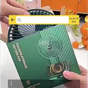 Ready Stock Multifunctional Rechargeable Handheld Lightweight Foldable Rotatable Adjustable Stand 3 Power Speed Green Colour Mini Small Cooling Fan Phone Holder Home Household Electronic Appliances Office Table Desk Outdoor Hiking Camping Sport Cheap Cute