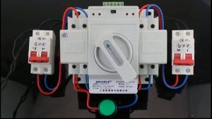 AutomaticPower  2P 63A  Transfer Switch 2P63A 230V สวิตซ์สลับแหล่งจ่ายไฟ ATS Automatic Dual Power Transfer Switch ฟังก์ชั่นการป้องกันที่สมบูรณ์รวมถึงไฟฟ้าลัดวงจรไฟเกินจัดส่งฟรี!