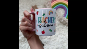 [SG INSTOCK] Personalized Teachers Day Mug with Name Customised Thank you Teacher Gift Coffee Cup Present