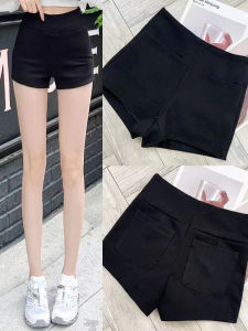 Slimming High Waist Short Pants Versatile Base Layer Black Pants for Women Summer Fashion plus Size Shorts Hot Pants