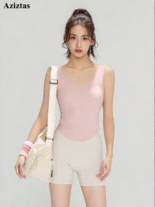 aziztas | Anti-shock Gather Sports Bra Wearable Outside