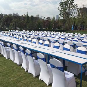 Pomely [COD&Local] 12 Colours Dining Chair Covers Spandex Slip Cover Stretch Modern Wedding Banquet Chair Cover Party Seat Kitchen Covers Outdoor