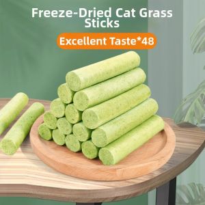 XIAOGUSHI | Hairball Removal Cat Treats Dental Chews Gentle Cat Grass Bites