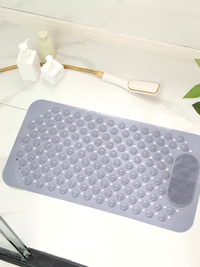 THẢM NHÀ TẮM CHỐNG TRƯỢT MASSAGE CHÂN CHÀ CHÂN SILICONE | HÚT CHÂN KHÔNG THOÁT NƯỚC NHANH CAO CẤP