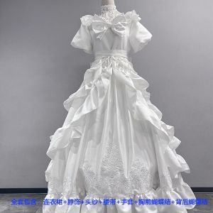 In Stock Identity V Cos Costume Red Ladys Promised Day Cosplay Retro Series Qizhen Costume Halloween