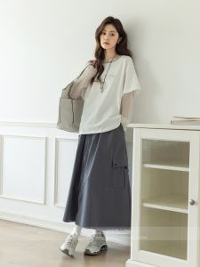 Silk Thread Movie White Lace Long Sleeve T-Shirt Womens Summer Print Sun Protection Top Cotton 100% round Neck Regular Fit