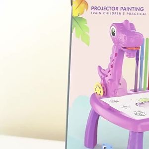 Dinosaur Projection Drawing Board Projector Machine Painting Table Childrens Inligence Drawing Set Boys and Girls Toys