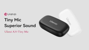 Ulanzi A30 TinyMic Wireless Lavalier Microphone 2TX+1RX (USB-C Version) 2-Person Mic Transmitters & Type C Receiver with 5+20-Hrs Battery Life with Charging Case for iPhone 16/15 Plus Pro Max & Android Smartphones | A014GBB1