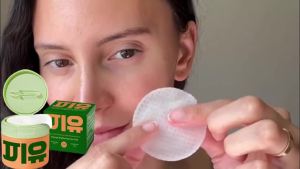 EELHOE | 100pcs Centella Cotton Pads Nicotinamide Skincare Cotton Pads Reduce Dullness Fades Fine Line Deep Pore Cleansing Daily Skincare