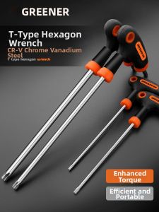 GREENER | T-type Hex Allen Wrench Multi Heads