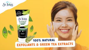 St. Ives Blackhead Clearing Face Scrub 50g/ 170g - Helps UNCLOG PORES/ MEMBUKA PORI-PORI yang TERSUMBAT