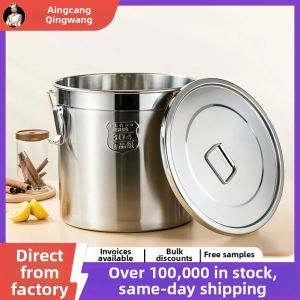 Stainless Steel Airtight Commercial Fermentation Storage Bucket 50kg
