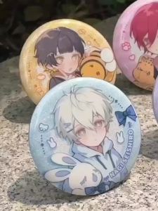 Cute 58mm Blue Lock Child Form Badge Anime Bachira Meguru Chigiri Hyoma Nagi Seishiro Mikage Reo Pin Brooch Bag Decor Fans Collect Friends Birthday Gift